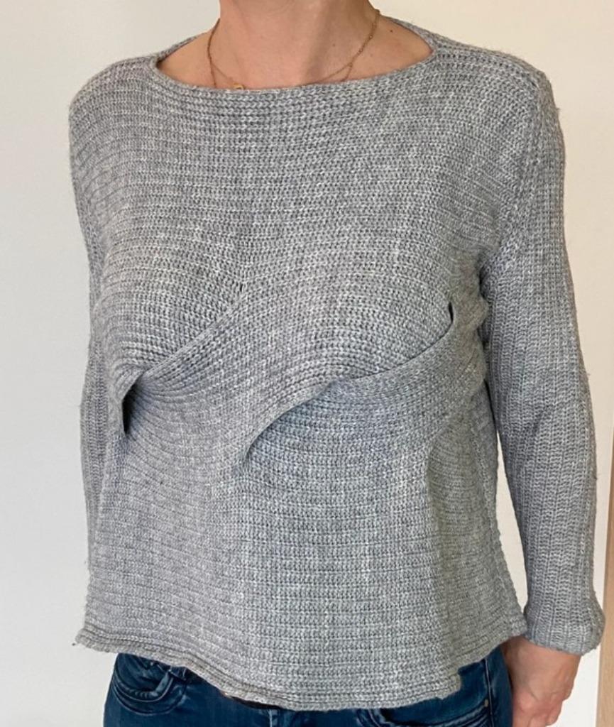 Pull Sarah Pacini comme neuf, Sarah pacini, Enlèvement ou Envoi, Comme neuf, Gris