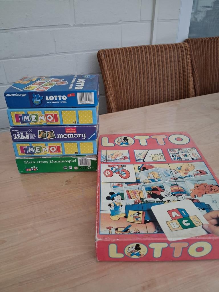 Lotto, memory en domino. Doe een eerlijk bod, Hobby en Vrije tijd, Ophalen