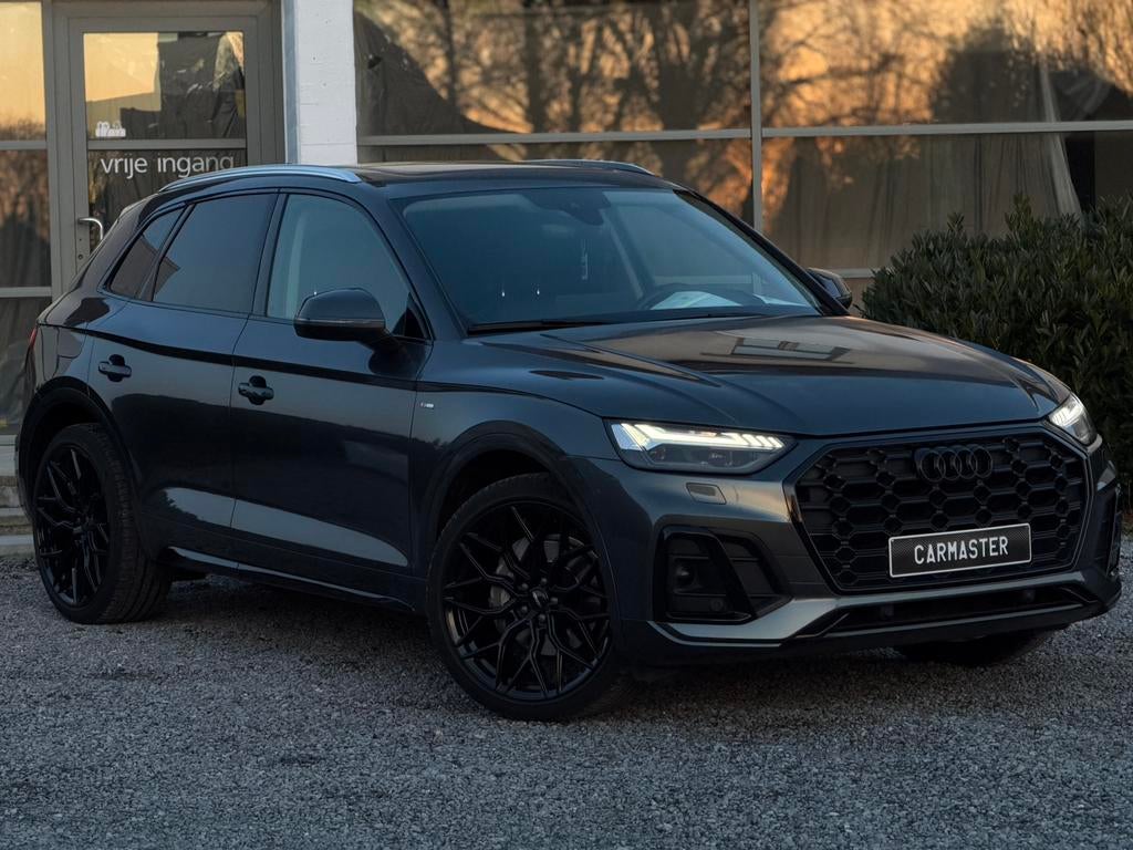 Audi Q5 2.0 TDI S-Line – Full Option–163 PK Vossen!!Garantie, Auto's, Q5, Leder, 5 deurs, Particulier