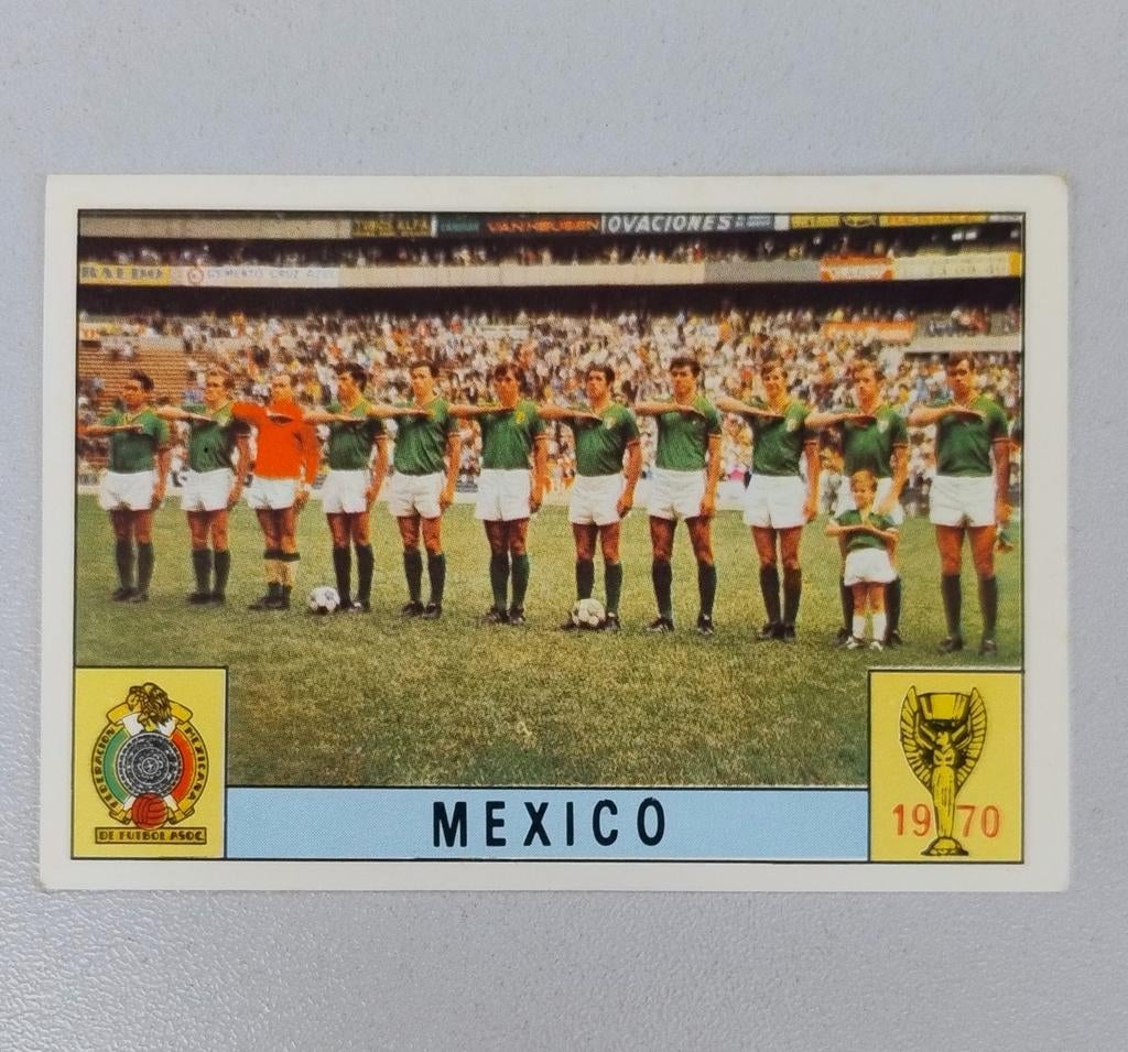 Panini Mexico 70: Team Mexico. Green Back., Ophalen of Verzenden, Zo goed als nieuw