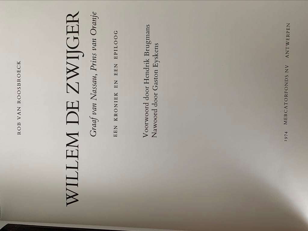 Willem de Zwijger - Mercatorfonds, Enlèvement