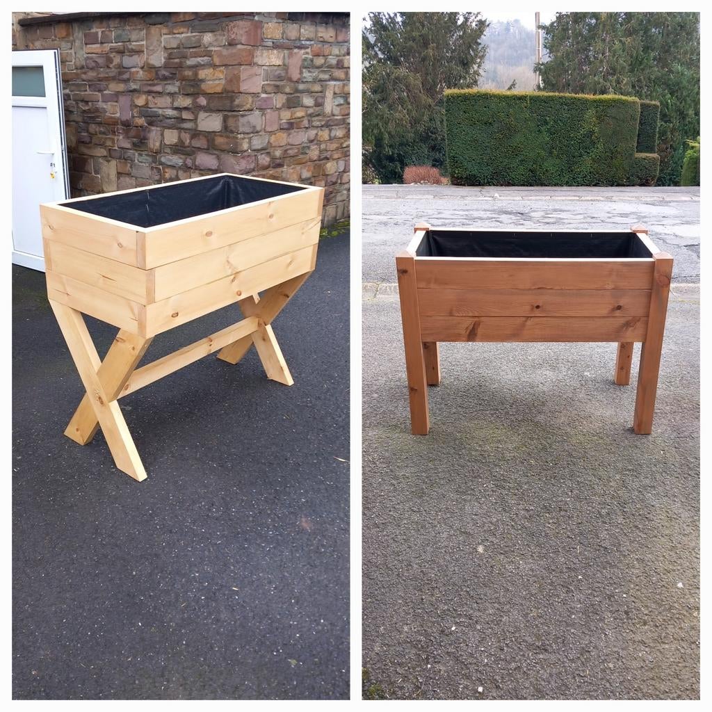 Jardinières en bois 100x50x90, Enlèvement, Bois, Balcon