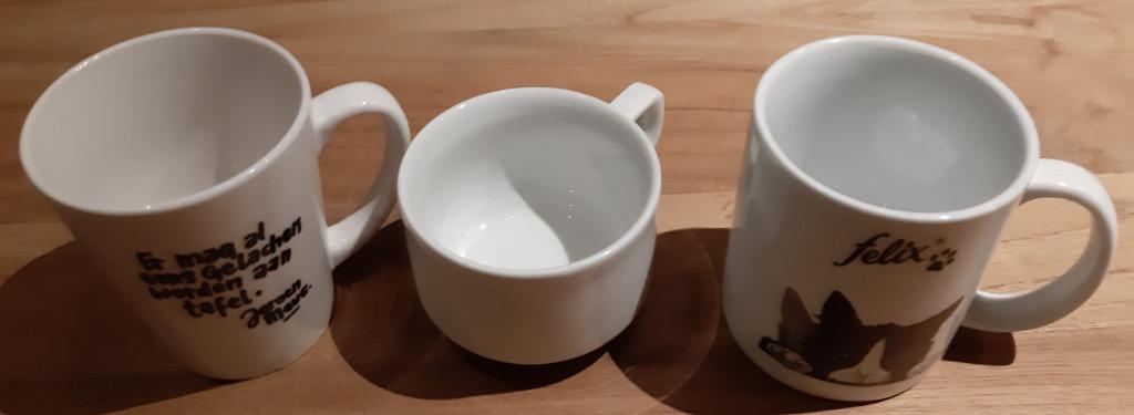 duo tassen/mokken, Huis en Inrichting, Keuken | Servies, Overige typen, Nieuw, Ophalen of Verzenden, Effen