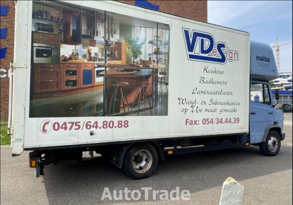 Vario 711D |1ste Eigenaar |Meubelbak| 1j Garantie, Auto's, Stof, Blauw, Mercedes-Benz, Grijs