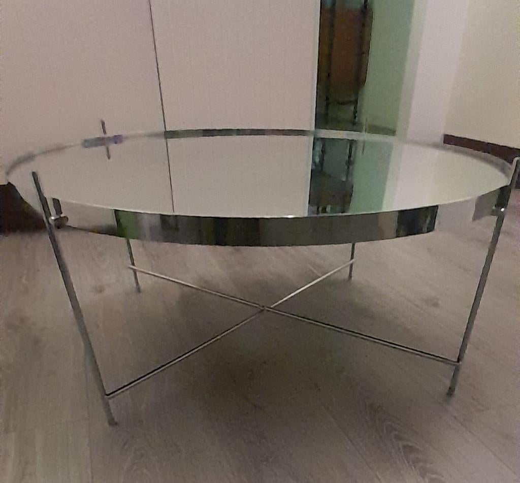 TABLE RONDE DE 80CM DE DIAMÈTRE SUR 32CM DE HAUT POUR 20€, Maison & Meubles, Enlèvement