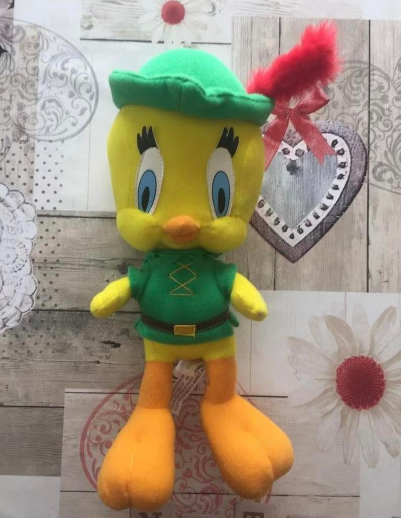 Knuffel Tweety Robin Hood Looney Tunes, Kinderen en Baby's, Speelgoed | Knuffels en Pluche, Ophalen of Verzenden, Zo goed als nieuw