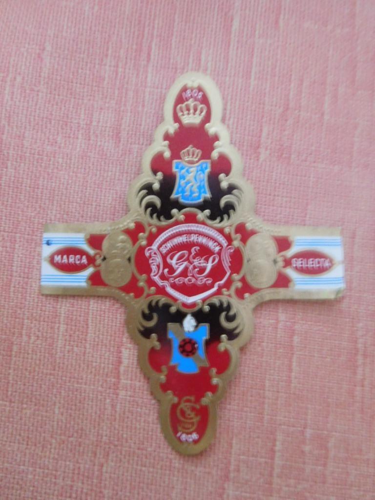 Grande bague de cigare Schimmelpeninck Marca Selecta, Enlèvement ou Envoi, Comme neuf