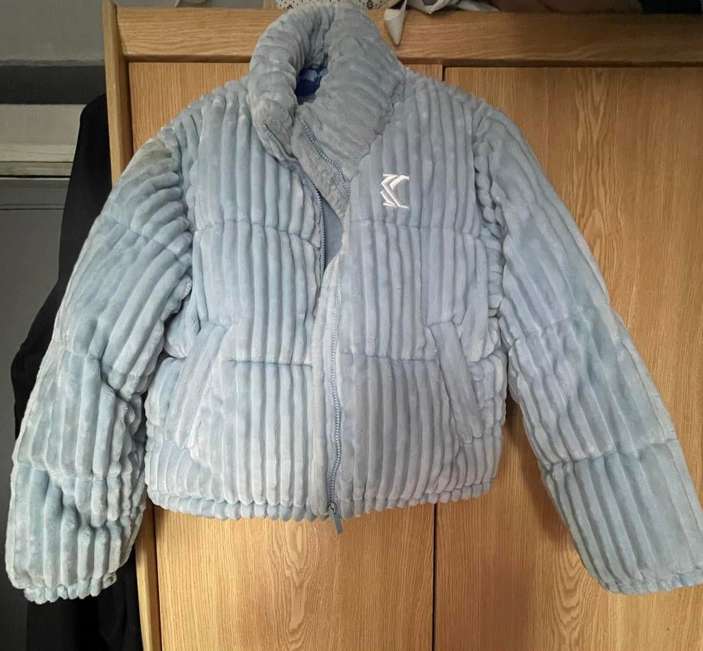 Karl Kani dikke winterjas, Karl Kani, Blauw, Gedragen, Ophalen