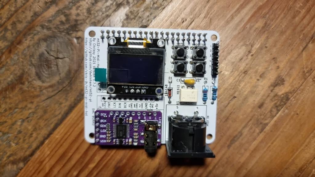 MT32 Midi hat voor raspberry pi, Enlèvement ou Envoi, Comme neuf