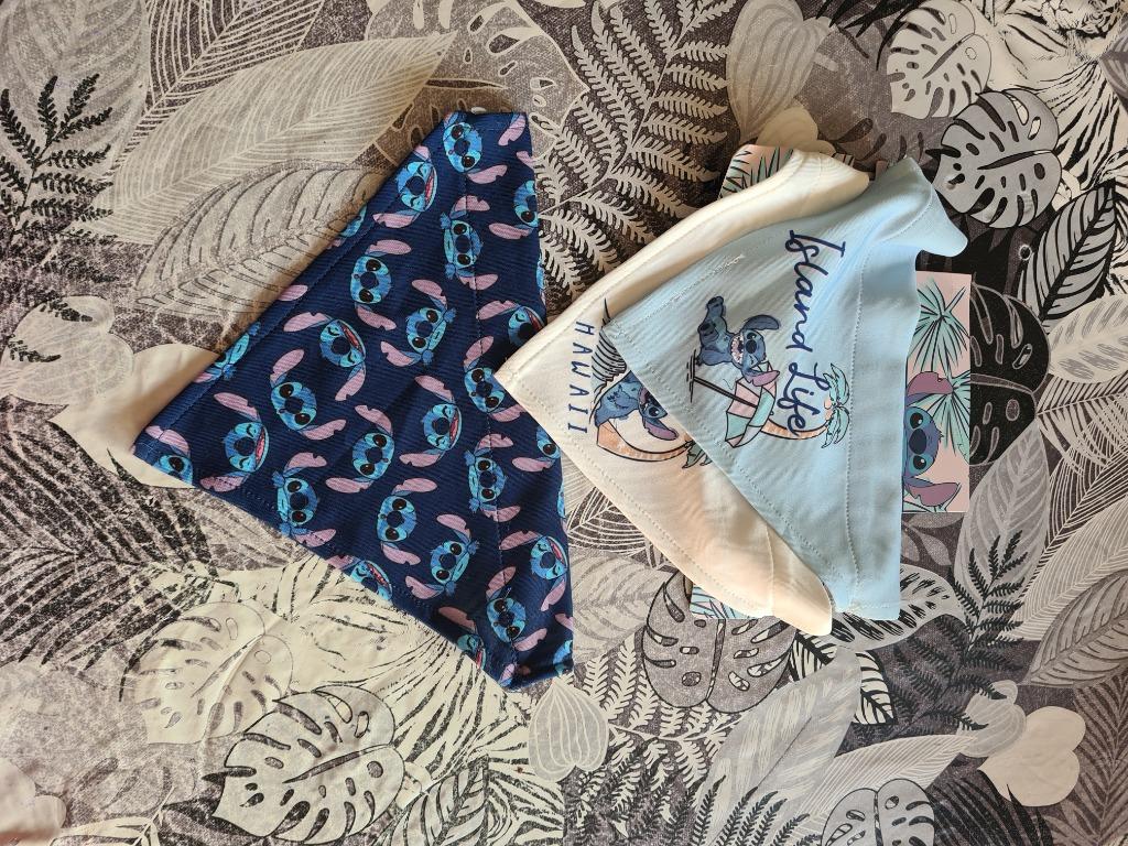 Lot de 3 bandanas stitch pour chien neuf, Ophalen of Verzenden, Nieuw