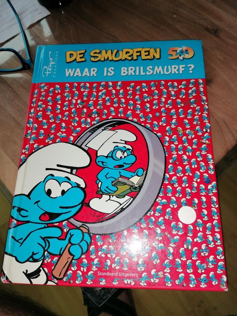 Boek de smurfen, Verzamelen, Ophalen of Verzenden, Brilsmurf