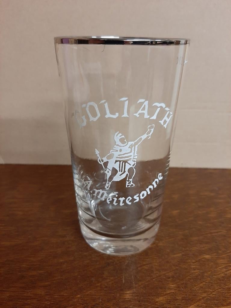 Goliath Meiresonne- email, Enlèvement ou Envoi, Comme neuf, Verre à bière