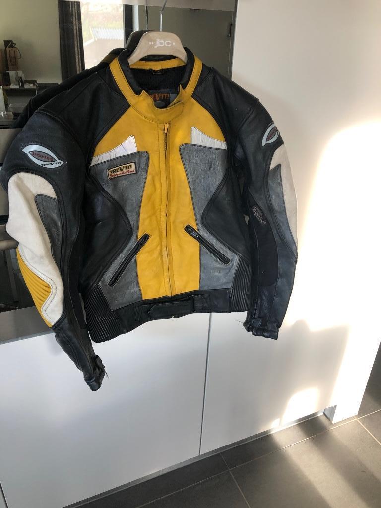 Rev’it  lederen motorjas maat 38 small/medium, Motoren, Kleding | Motorkleding, Ophalen of Verzenden, Dames, Jas | leer