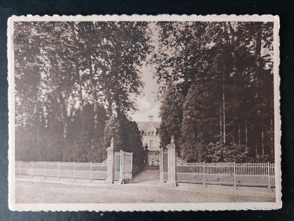 oude postkaart Ollignies, Envoi