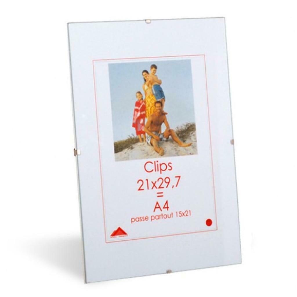 Cadres sous-verres (clips), Maison & Meubles, Enlèvement, Utilisé, 50 à 75 cm, Autres matériaux
