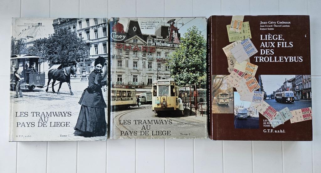 Les Tramways au Pays de Liège - Tome 1,2,3, Enlèvement ou Envoi, Utilisé, Edmond Fellingue, Tram