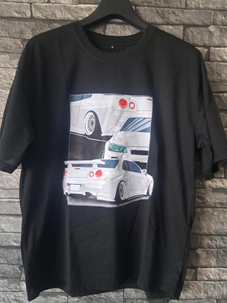 T-shirts NISSAN SKYLINE GTR 34 TAILLE M, Vêtements | Hommes, Enlèvement ou Envoi, Neuf, Taille 48/50 (M), Noir