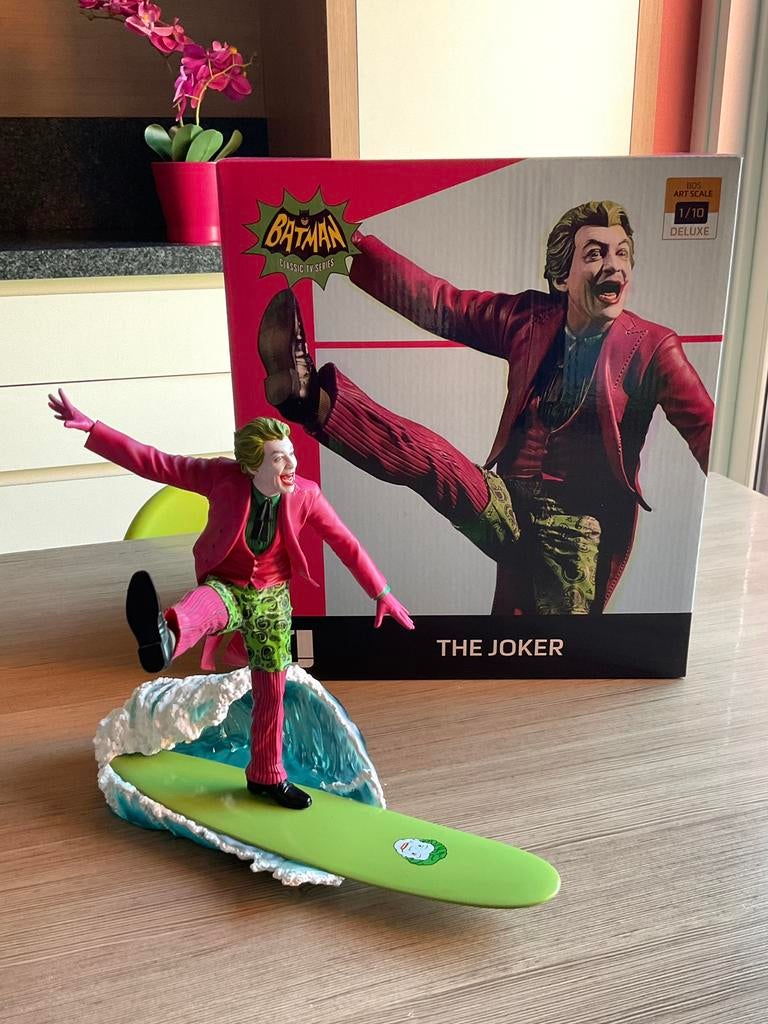 Figurine Iron Studios Batman 66 The Joker Surf BDS Art 1/10, Enlèvement ou Envoi, Comme neuf