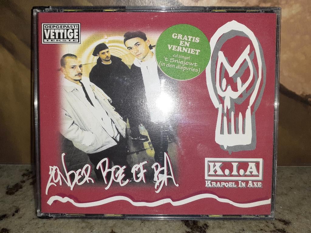 KRAPOEL IN AXE, Zonder Boe Of Ba, + CD Single, Hip Hop, Rap, CD & DVD, CD | Néerlandophone, Enlèvement ou Envoi, Comme neuf, Rap ou Hip-Hop