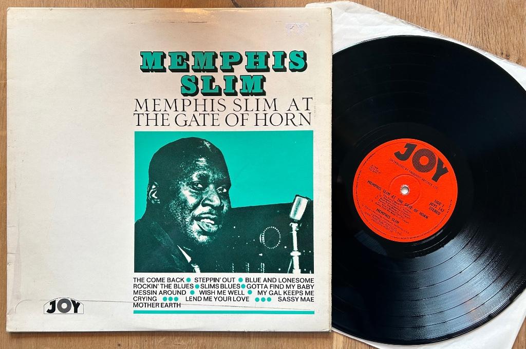 MEMPHIS SLIM - At the gate of horn ( LP ), CD & DVD, Vinyles | Jazz & Blues, Comme neuf, Blues, 1940 à 1960, 12 pouces, Enlèvement ou Envoi
