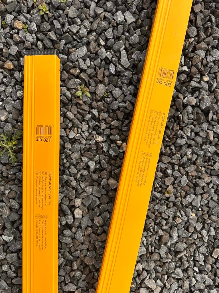 Waterpas 2m Ironside, Doe-het-zelf en Bouw, Ophalen, Gebruikt