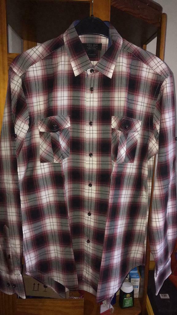 Comme neuve chemise à carreaux Zara, Vêtements | Hommes, Chemises, Enlèvement ou Envoi, Comme neuf, Zara