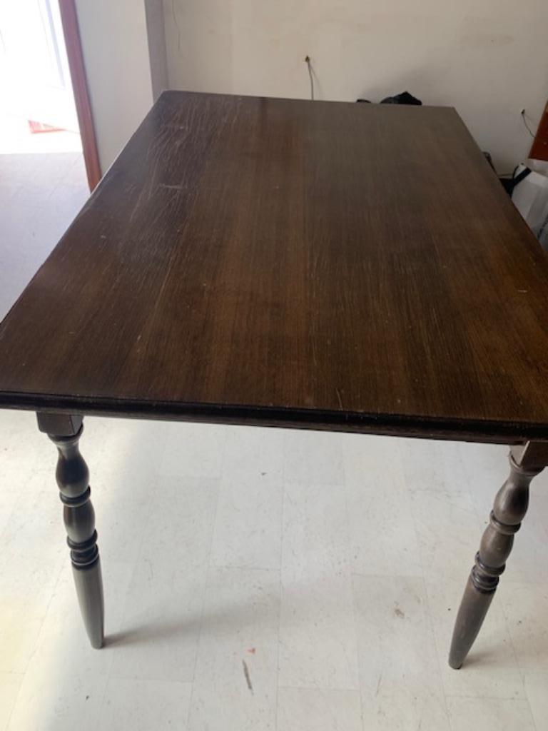 donkerhouten tafel, Antiek en Kunst, Ophalen