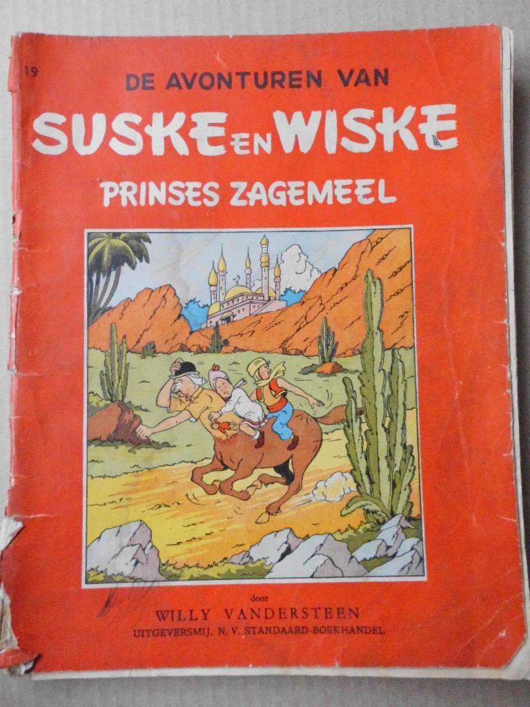 Suske en Wiske - Prinses zagemeel, Boeken, Eén stripboek, Ophalen of Verzenden, Gelezen, Willy Vandersteen