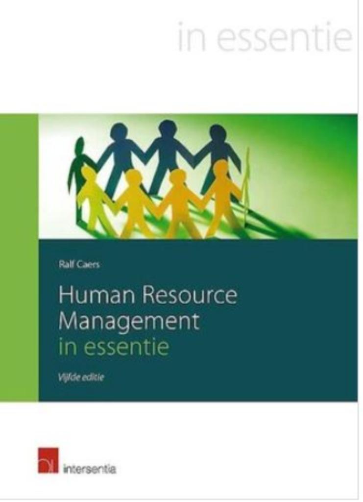 Human Resource Management in essentie - Ralf Caers, Boeken, Studieboeken en Cursussen, Ophalen of Verzenden, Zo goed als nieuw