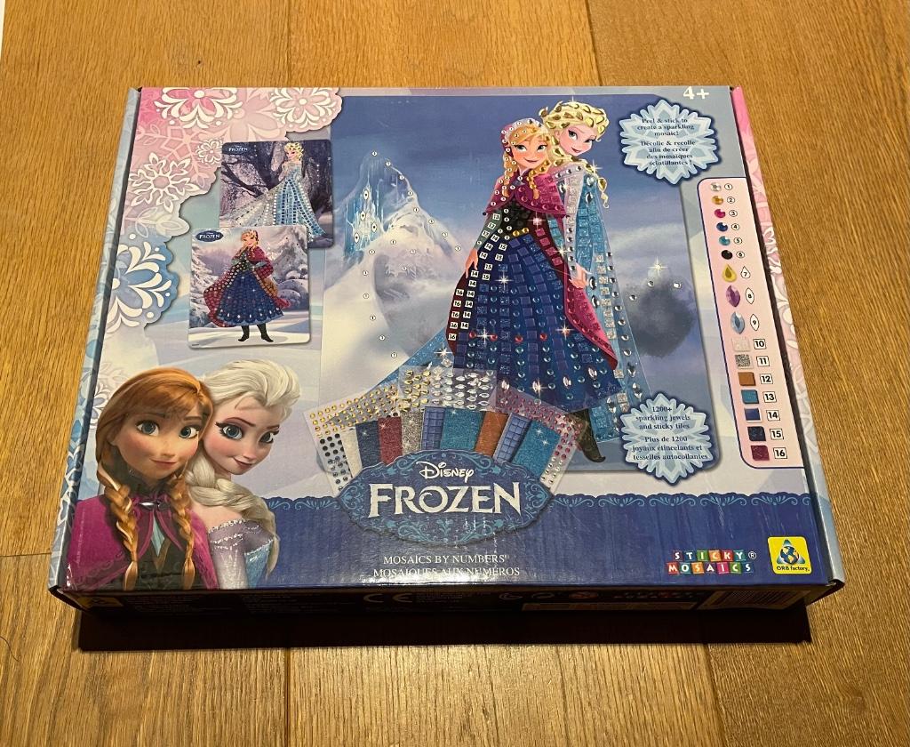 Frozen, mozaïek door nummers, Ophalen of Verzenden, Gebruikt, Knutselen