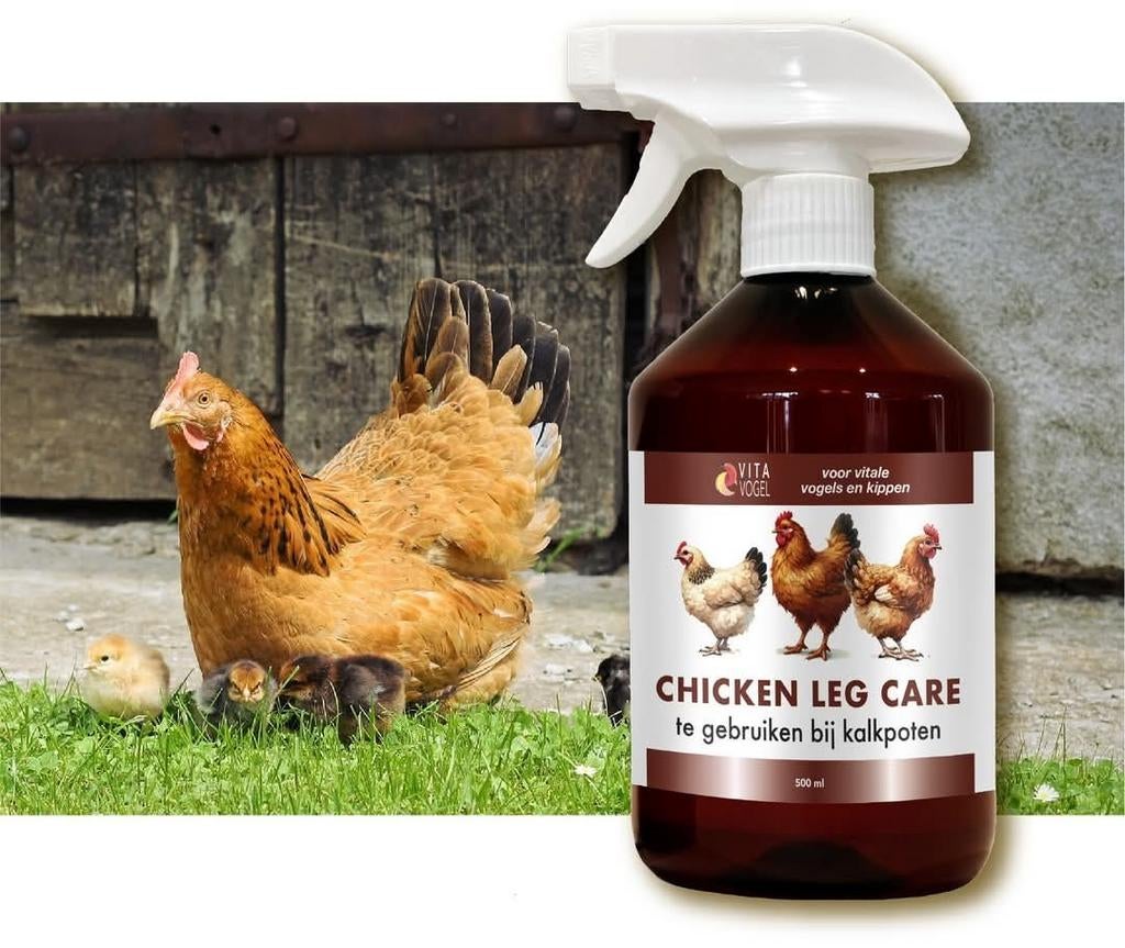 Chicken Leg Care 500ml - Kalkpoten Behandeling - Vita Vogel, Ophalen