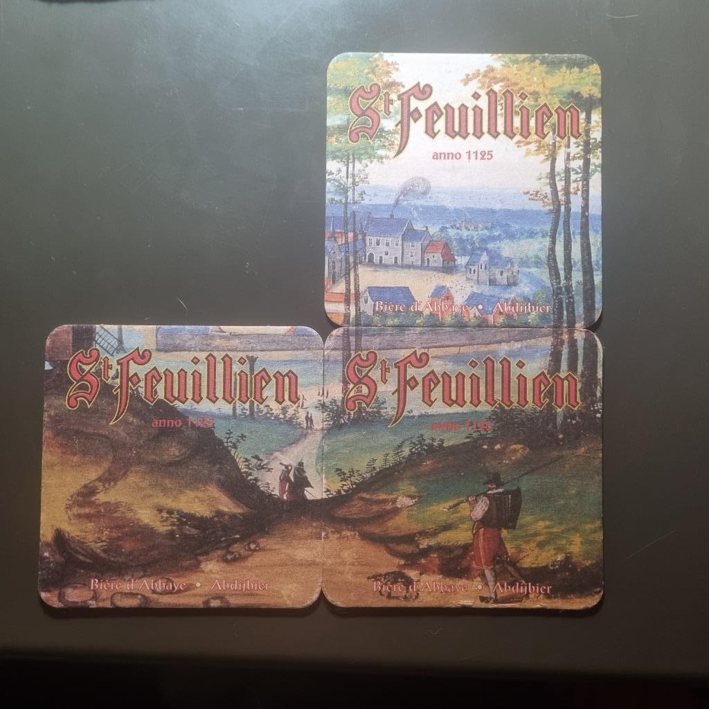 Sous Bock St Feuillien (modèle 8), Enlèvement ou Envoi, Utilisé, Sous-bock, Autres marques