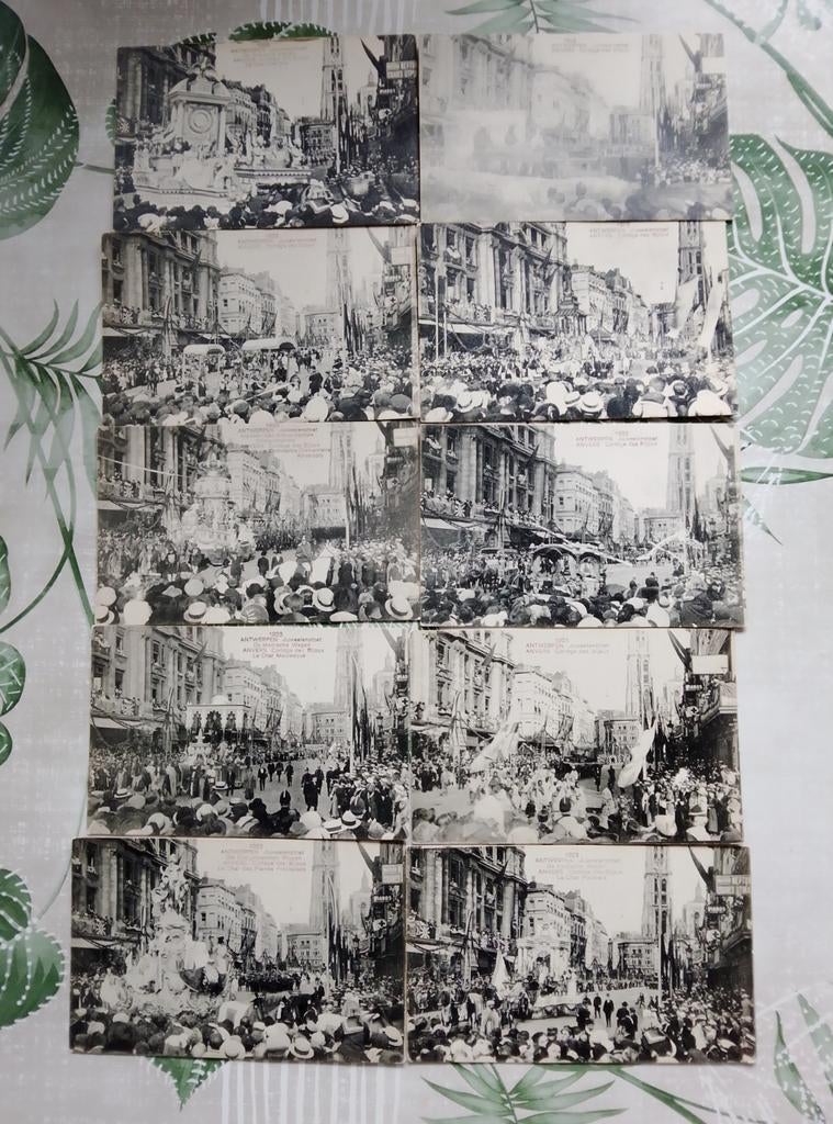 1923 Antwerpen Juwelenstoet ,OA , de moorsche wagen, Ophalen of Verzenden, Antwerpen
