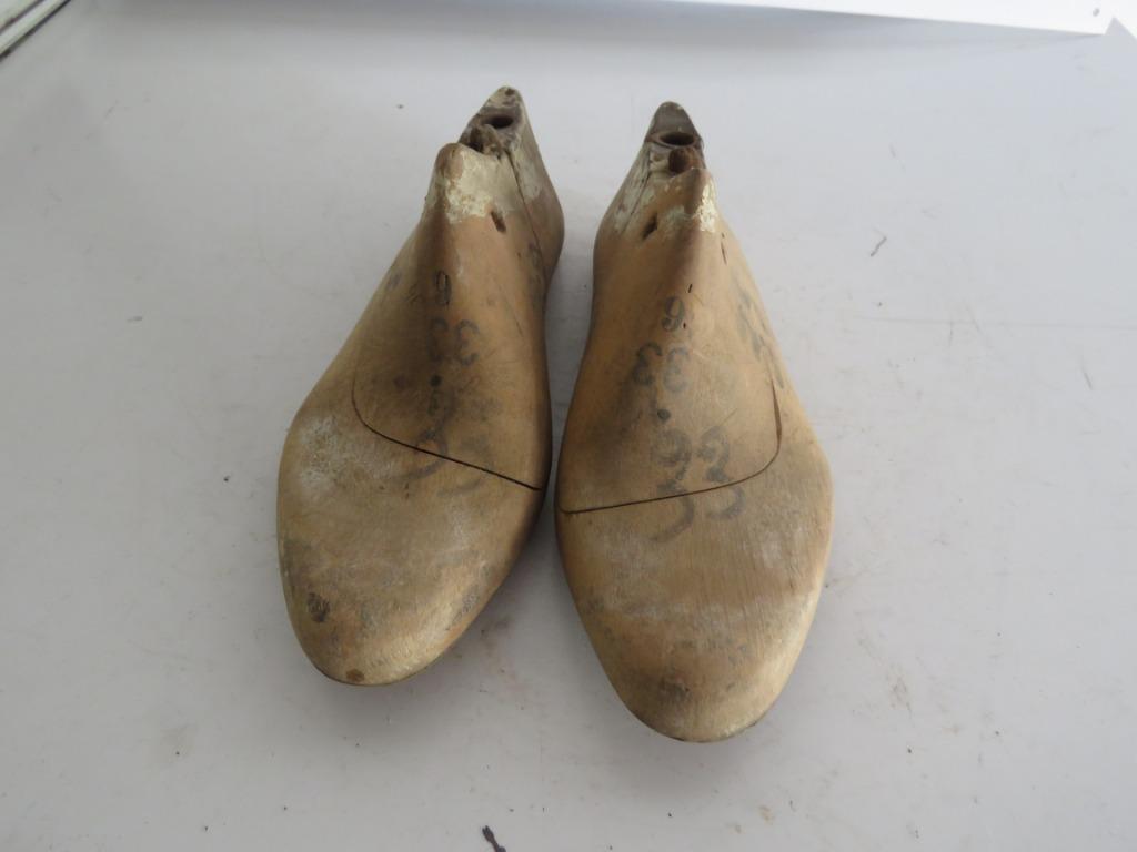 Paar Oude schoenleesten maat 33, Antiek en Kunst, Ophalen of Verzenden