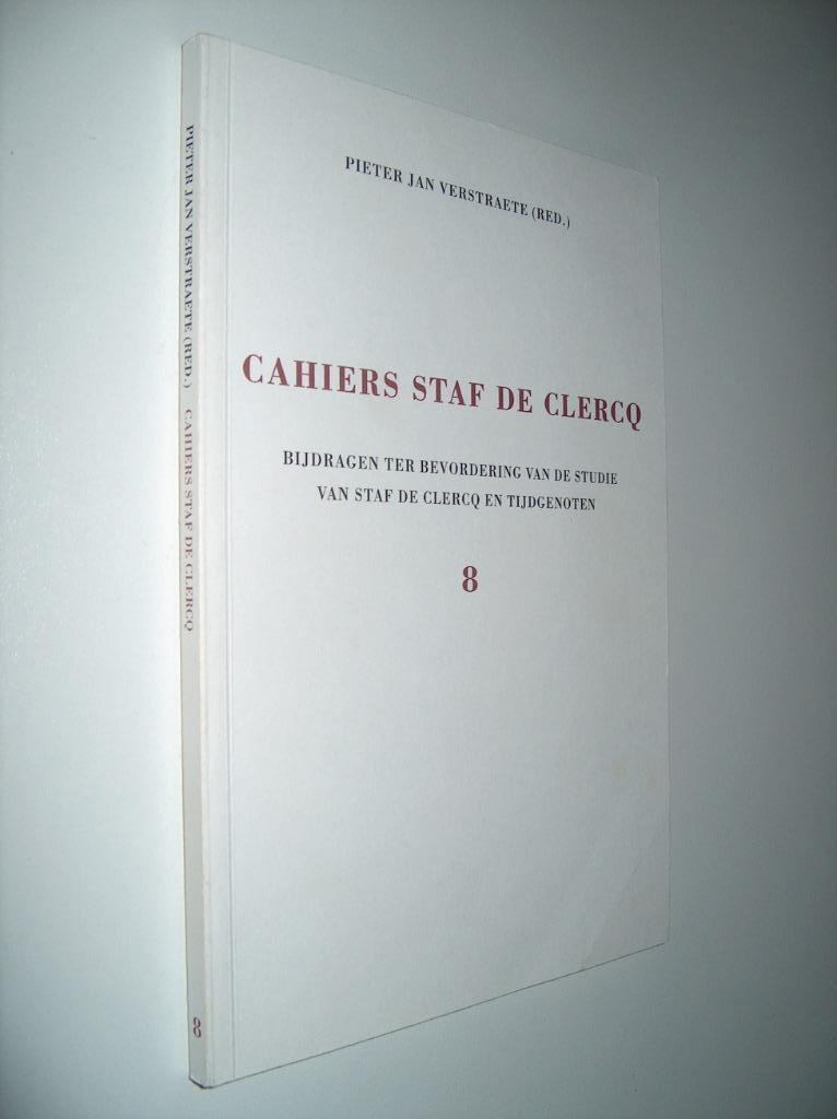 Pieter Jan Verstraete - Cahiers Staf de Clercq, Verzenden, Zo goed als nieuw, Politiek en Staatkunde, Pieter Jan Verstraete