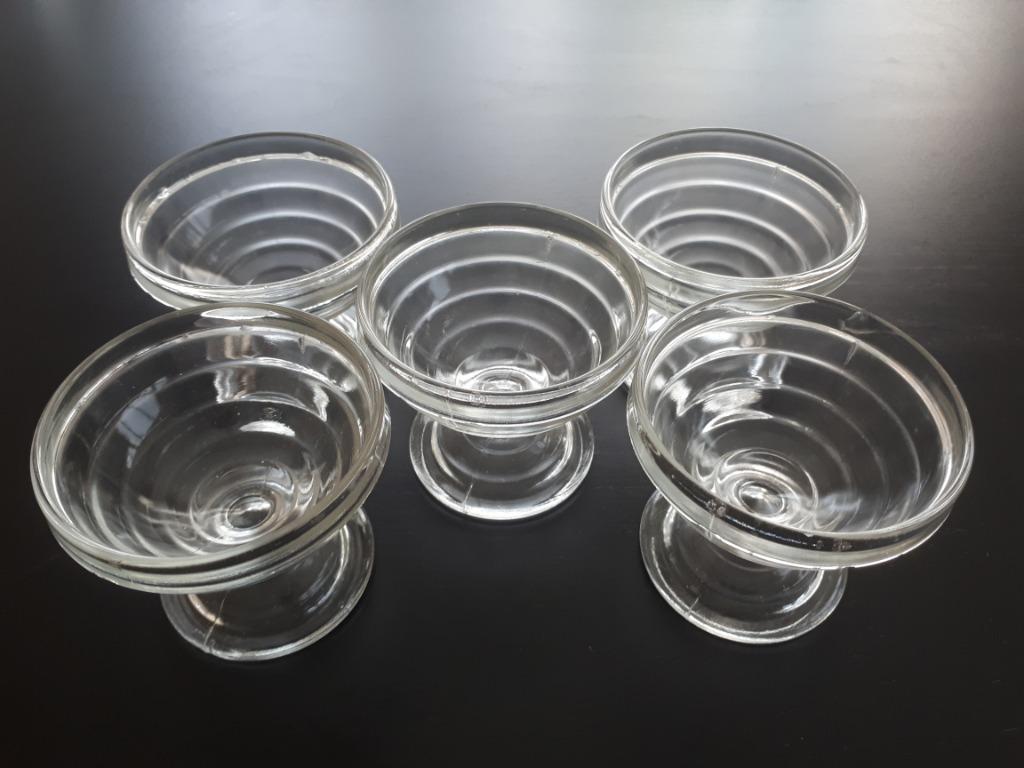 5 coupe glazen, Verzamelen, Glas en Drinkglazen, Ophalen, Gebruikt, Overige typen