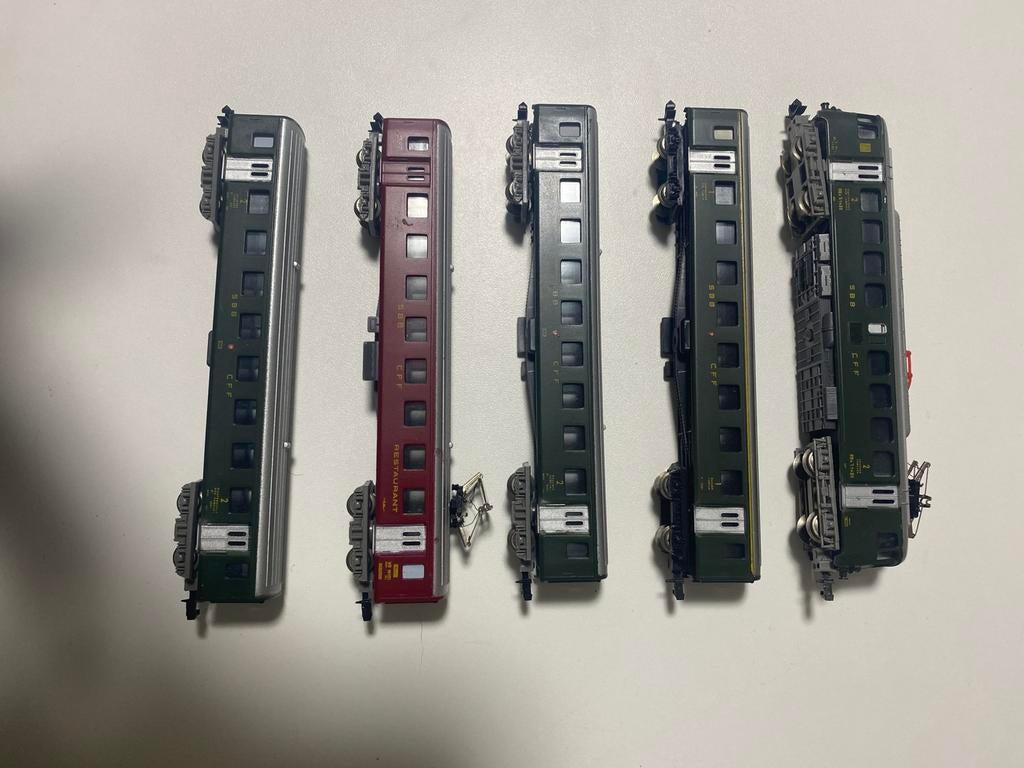 N -schaal treinset en spoor, Gelijkstroom of Wisselstroom, Ophalen of Verzenden, Analoog, Lima