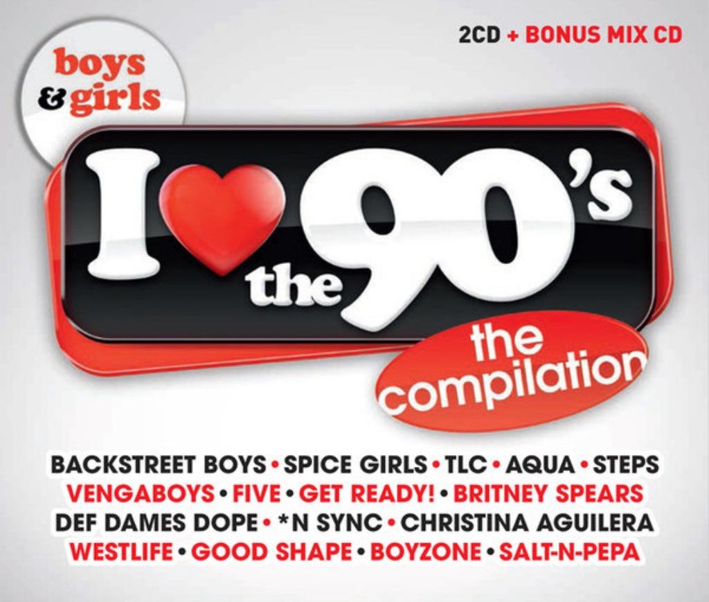 1206 - I LOVE THE 90'S - BOYS & GIRLS - 3CD/BOX - NIEUW, Verzenden, Nieuw in verpakking, Pop
