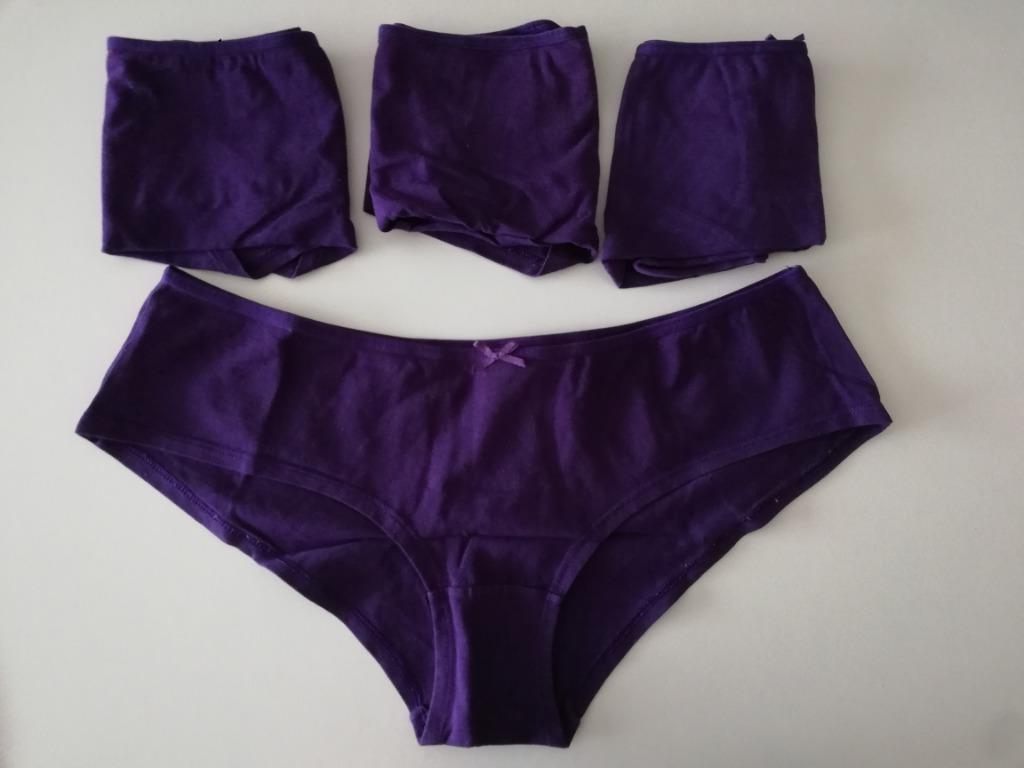 Set van 4 paarse slipjes, C&A, Ophalen of Verzenden, Paars, Slip