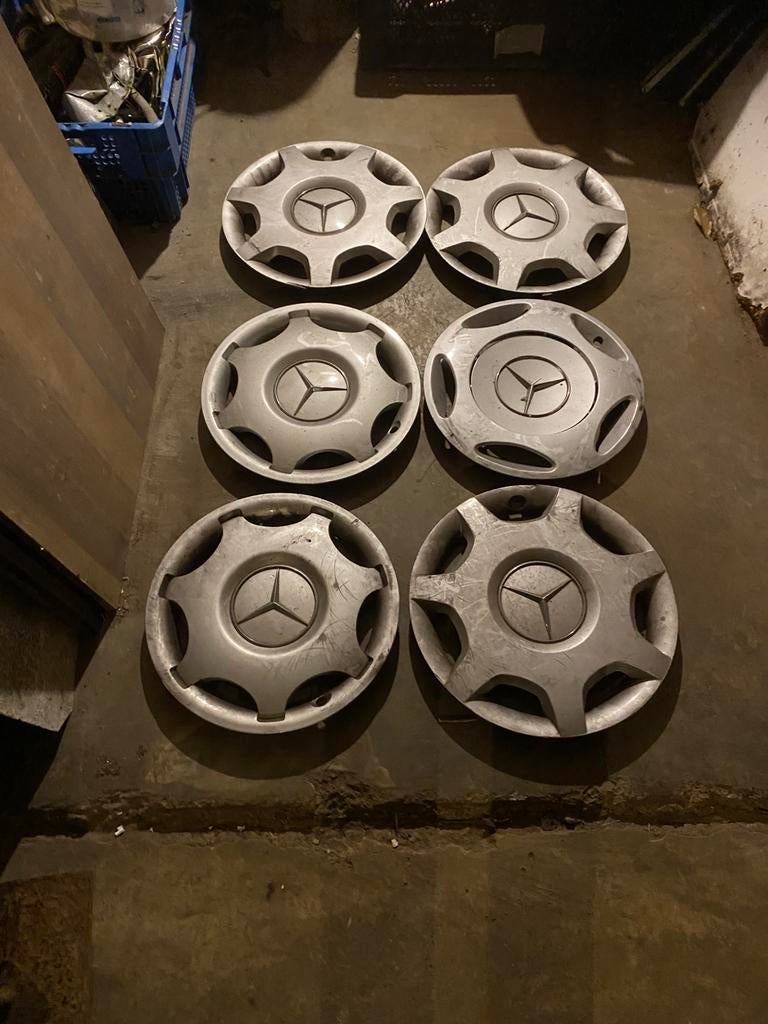 6x couvre-roues Mercedes, Enlèvement ou Envoi, Utilisé