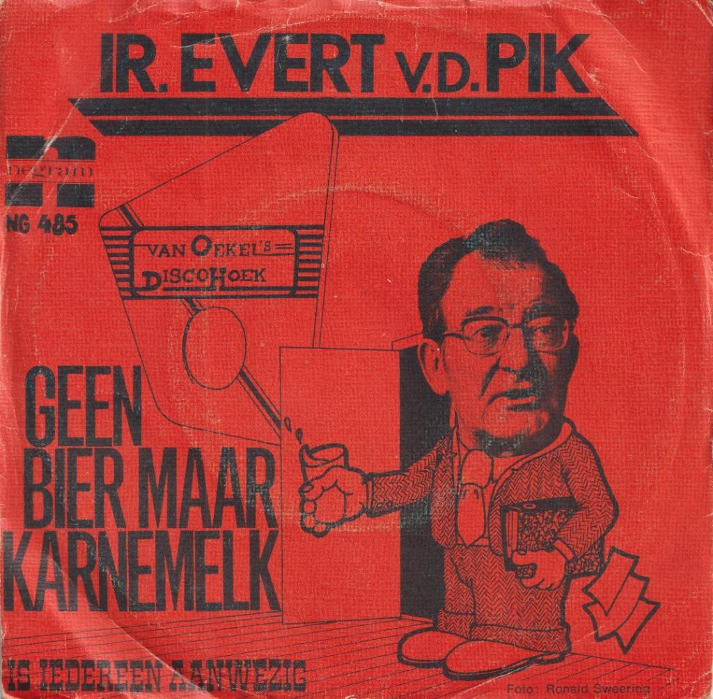 IR. Evert V.D. Pik – Geen bier maar karnemelk - Single, CD & DVD, Vinyles Singles, Utilisé, En néerlandais, Enlèvement ou Envoi