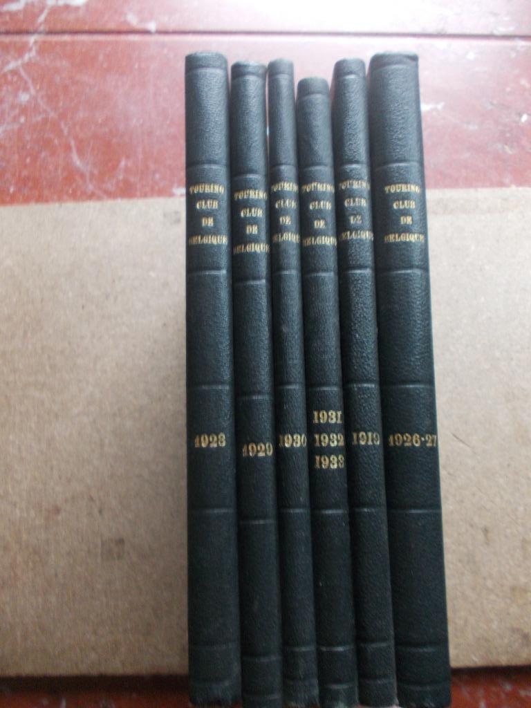 LOT RELIURE TOURING CLUB DE BELGIQUE, Livres, Histoire nationale, Utilisé, 20e siècle ou après, Enlèvement ou Envoi