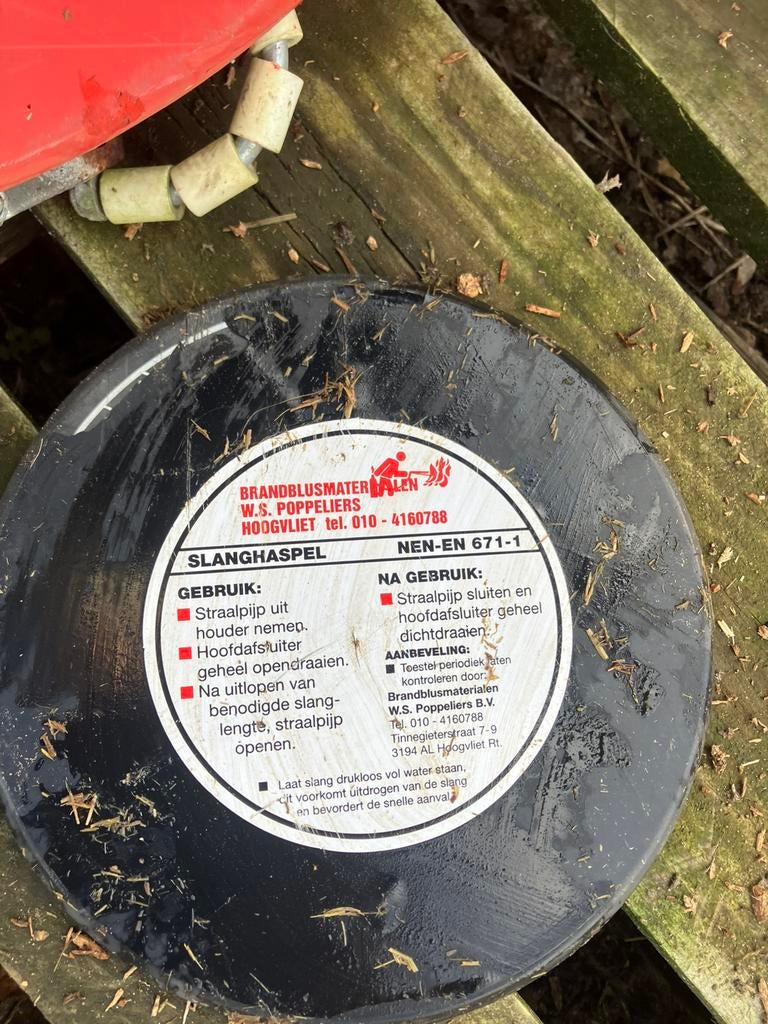 brandhaspels 4 stuks, Ophalen, Gebruikt, Brandblusser