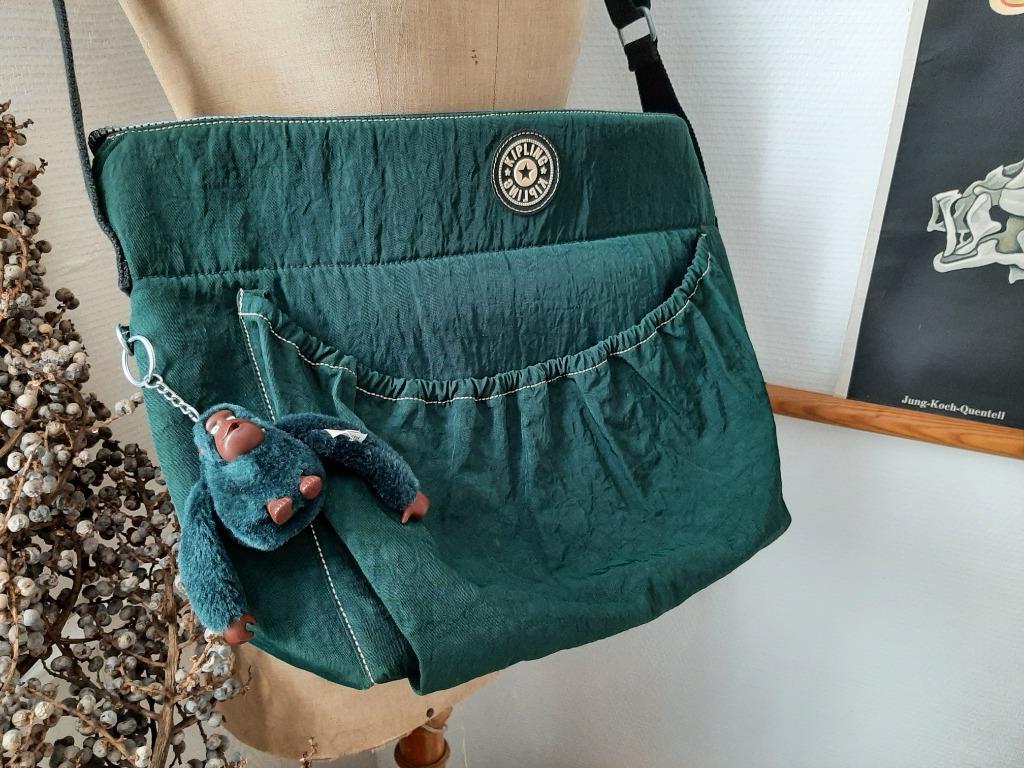 grand sac de Kipling, Enlèvement ou Envoi, Comme neuf, Vert, Kipling