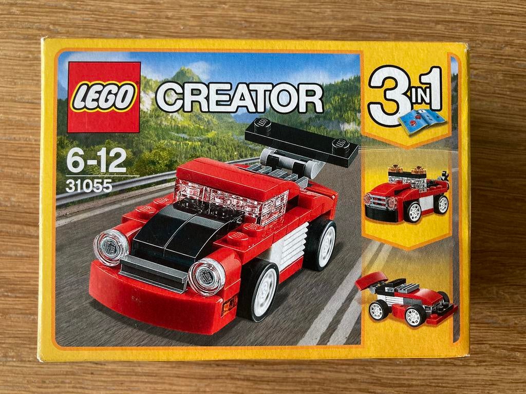 Lego Creator Rode Racewagen 31055, Ophalen, Zo goed als nieuw, Complete set, Lego