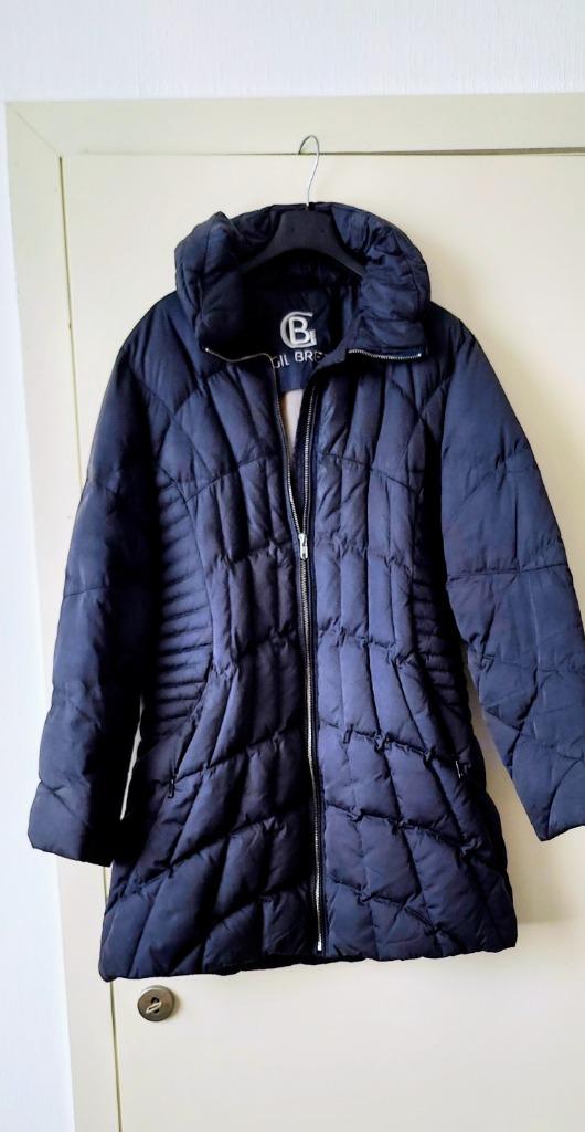 Donkerblauwe donsjas, Maat 38/40 (M), Blauw, Ophalen of Verzenden, Zo goed als nieuw