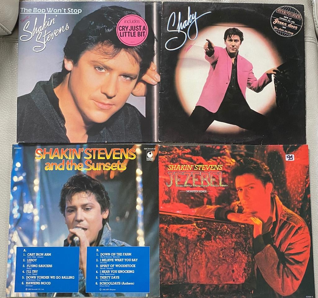 4 LP Shakin Stevens, Enlèvement ou Envoi, Utilisé, Rock and Roll