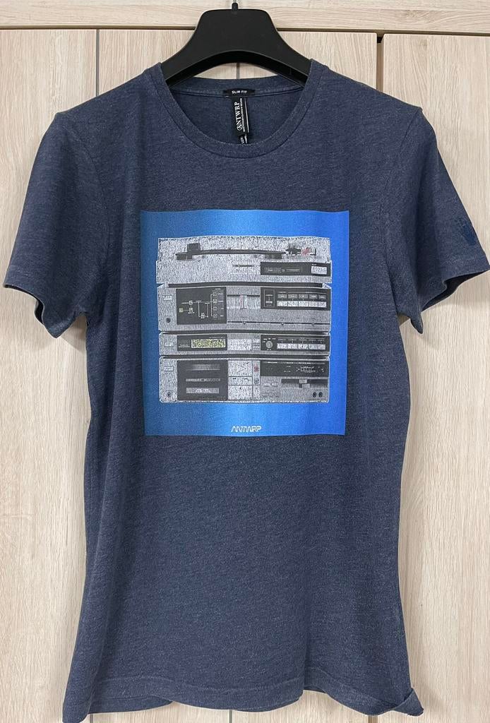 T-shirt : Antwrp : maat S slim fit, Blauw, Ophalen of Verzenden, Zo goed als nieuw, Antwrp