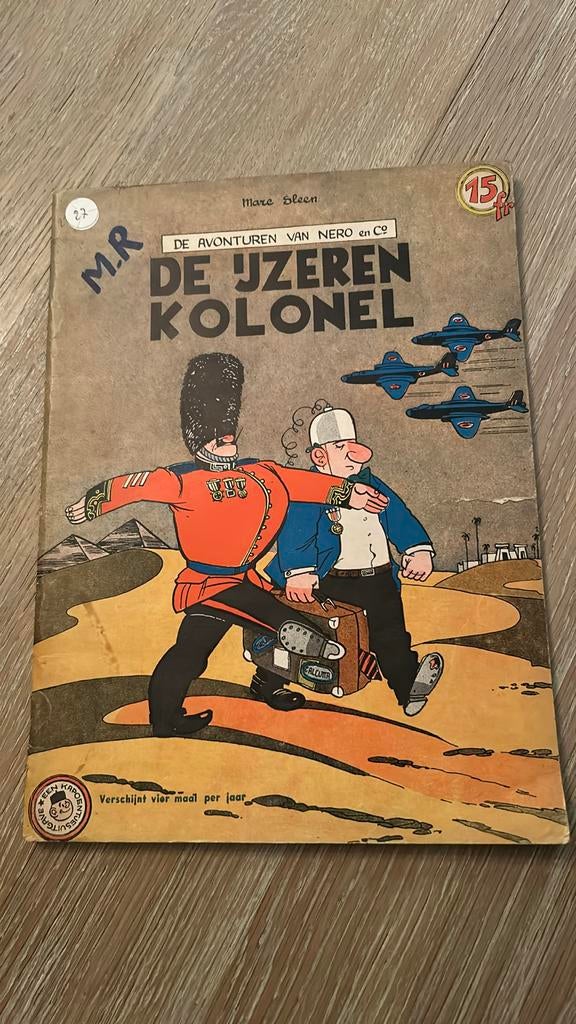 Marc sleen nero nr 21 ijzeren kolonel eerste druk 1957, Boeken, Ophalen of Verzenden, Gelezen