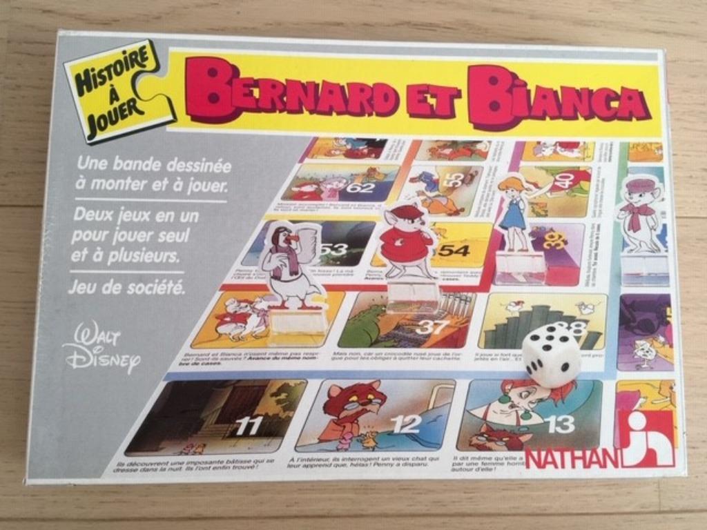 JEU DE SOCIETE NATHAN - BERNARD ET BIANCA, Hobby & Loisirs créatifs, Enlèvement ou Envoi, Comme neuf, Nathan